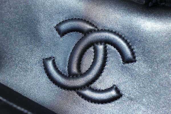 Chanel Shearling Lambskin FLAP BAG BLACK 2024