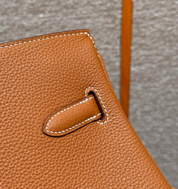 Hermes Toffee Birkin 40 Togo leather