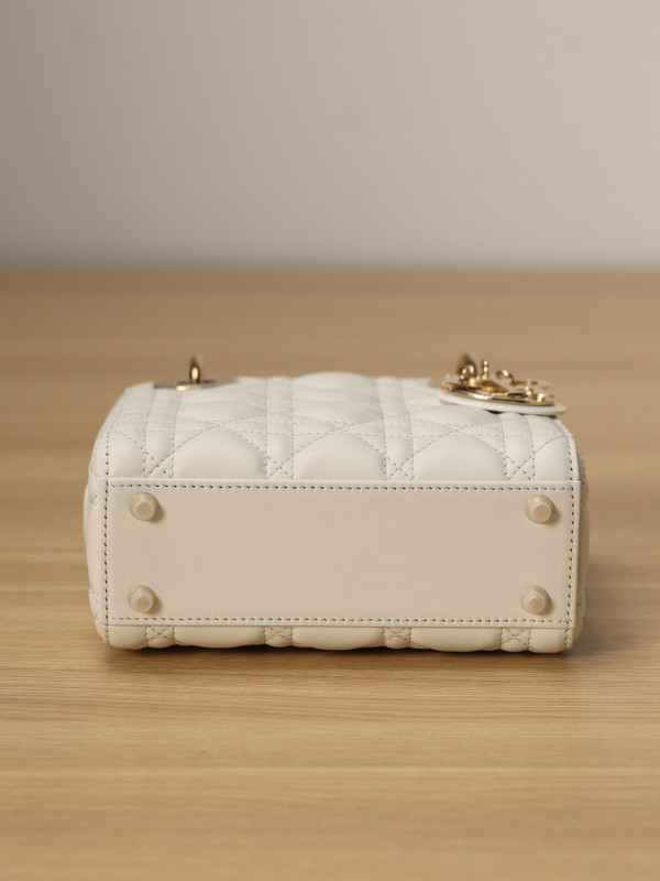 Christian Dior Mini Lady Dior Bag Pink Saddle Cannage Lambskin 2024