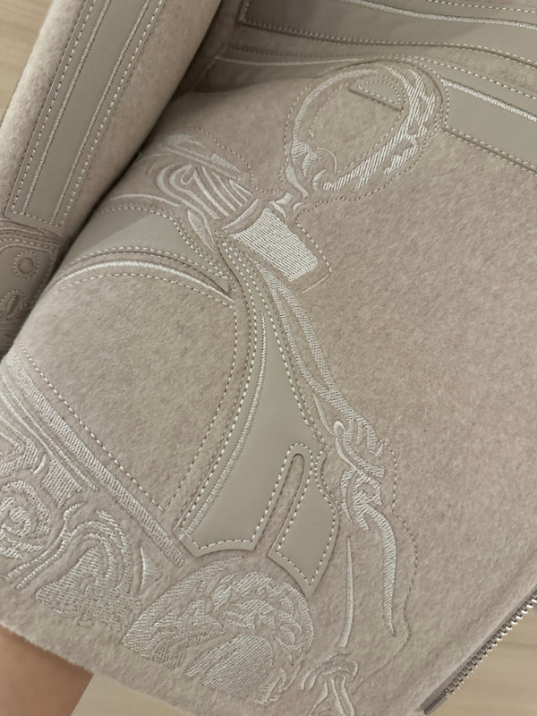 HERMES "Effet Kaleidoscope" zipped twillaine jacket