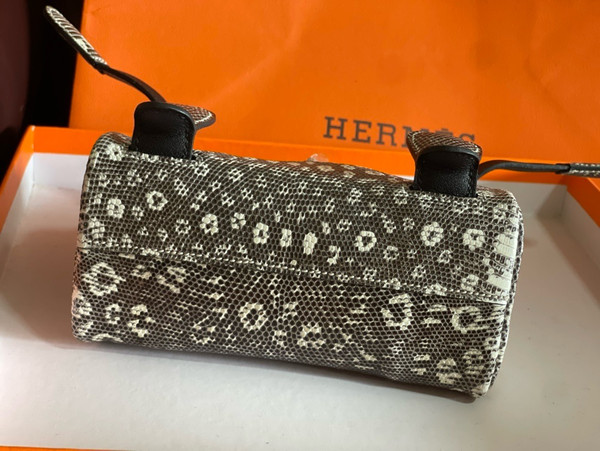 [Exclusive] Hermes Kelly Idole (Kelly Doll) in Ombre Lizard with Palladium hardware
