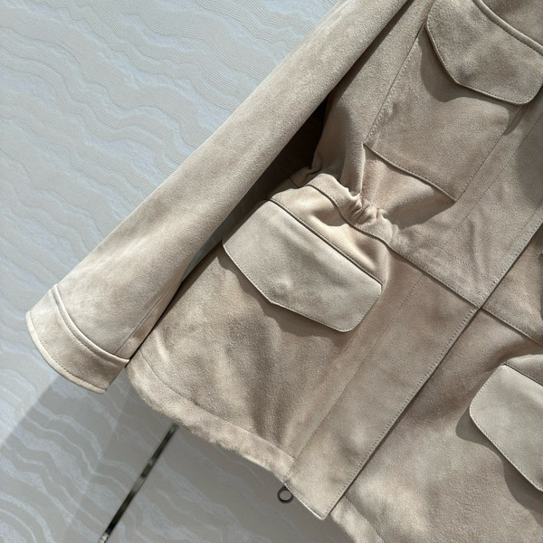 Loro Piana Mini Traveller Jacket  Lambskin Lotus Root
