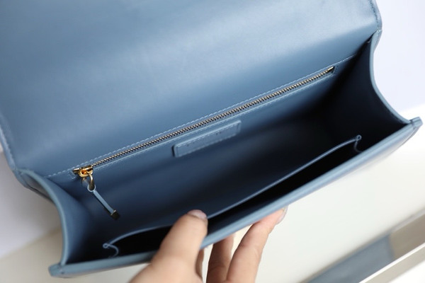 Christian Dior 30 MONTAIGNE CALFSKIN BAG BLUE2024