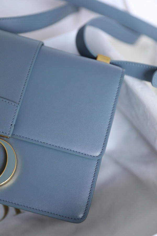 Christian Dior 30 MONTAIGNE CALFSKIN BAG BLUE2024