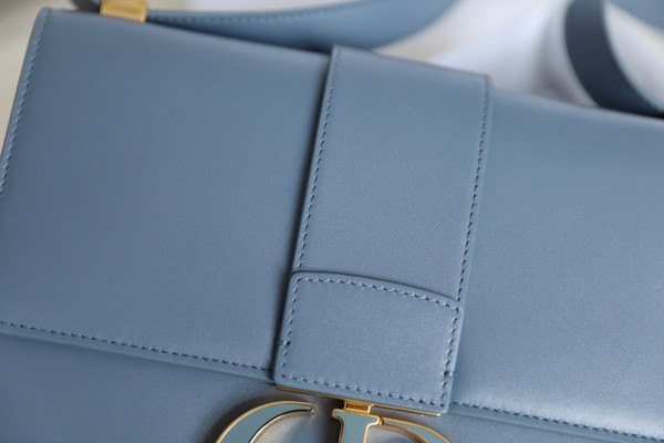 Christian Dior 30 MONTAIGNE CALFSKIN BAG BLUE2024