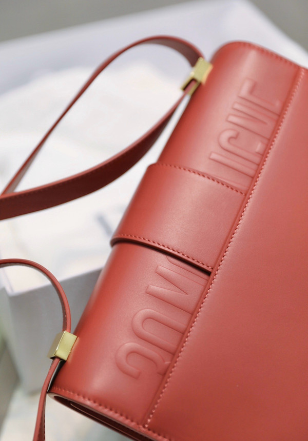 Christian Dior 30 MONTAIGNE CALFSKIN BAG GOLDEN SADDLE 2024