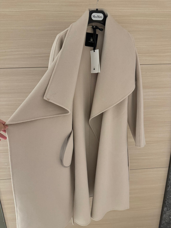 Colombo IVORY DOUBLE CASHMERE COAT