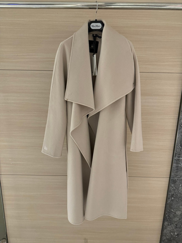 Colombo IVORY DOUBLE CASHMERE COAT