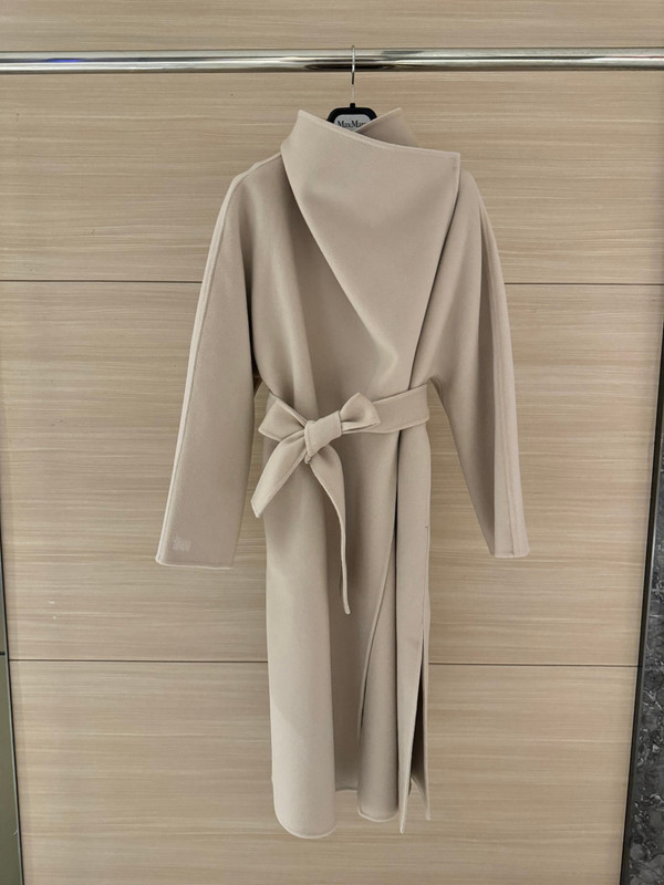 Colombo IVORY DOUBLE CASHMERE COAT