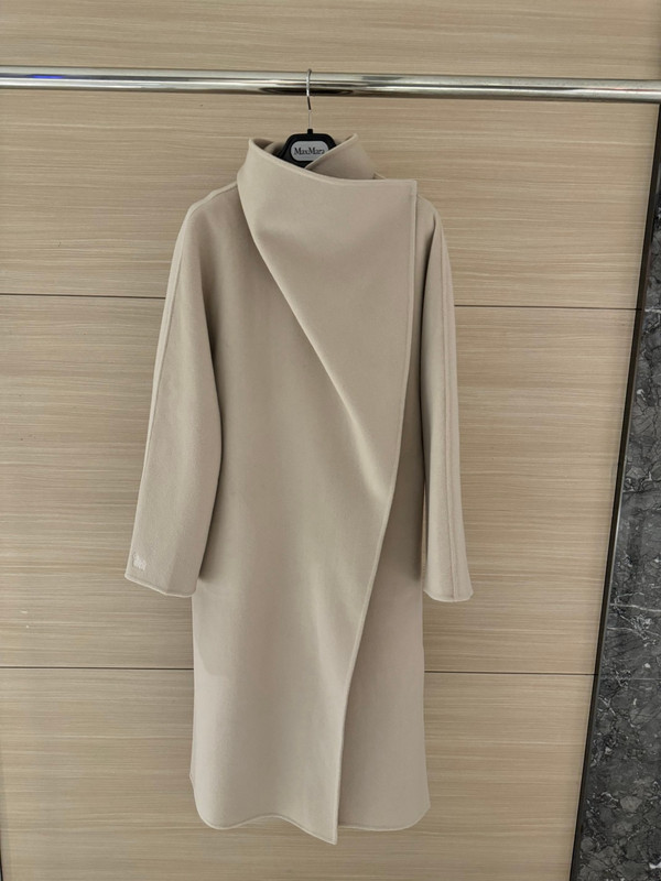 Colombo IVORY DOUBLE CASHMERE COAT