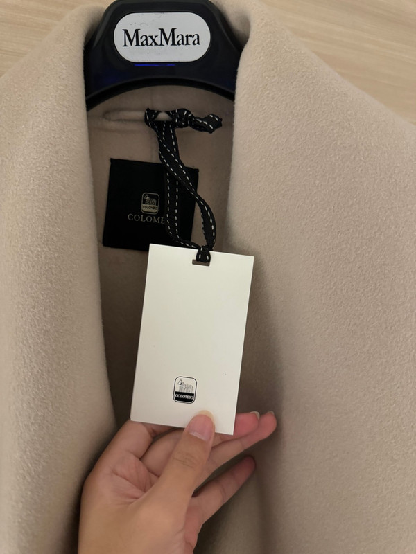 Colombo IVORY DOUBLE CASHMERE COAT