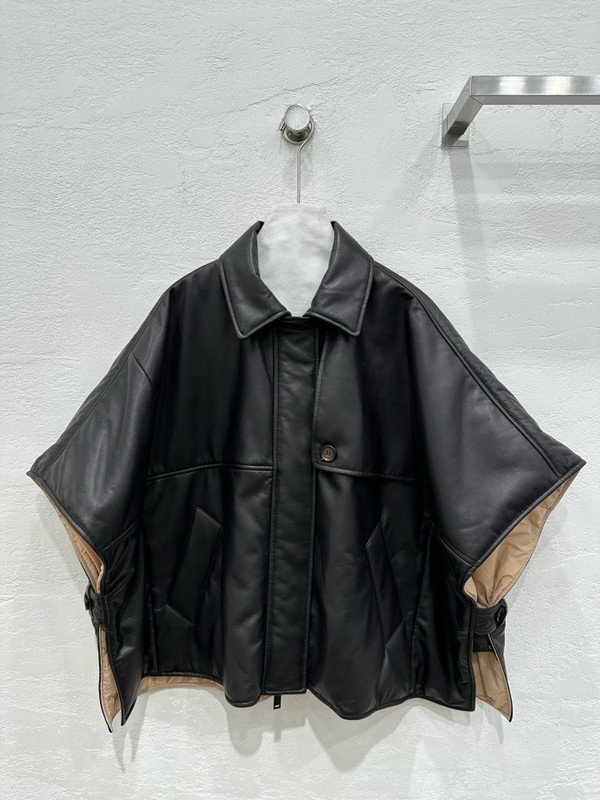 BRUNELLO CUCINELLI Leather overshirt