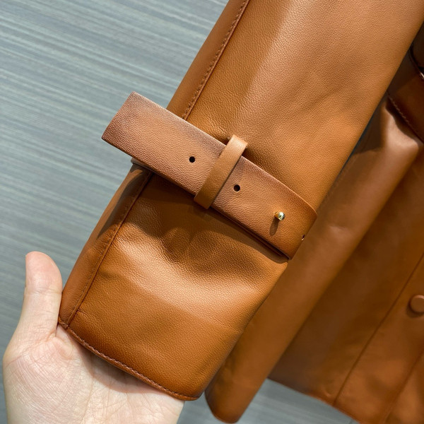 Fendi Blouson Brown leather jacket