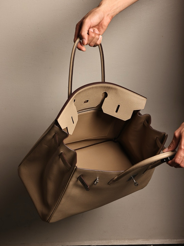 Hermes Trench Birkin 40 Epsom leather Palladium Hardware