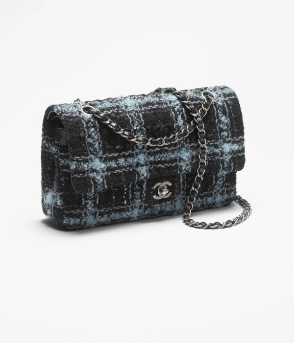 CHANEL FALL-WINTER 2024/25   CLASSIC 11.12 HANDBAG   Wool Tweed