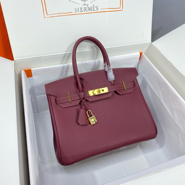 Hermès 18 Bordeaux Birkin 30 cm Togo Leather Gold Hardware