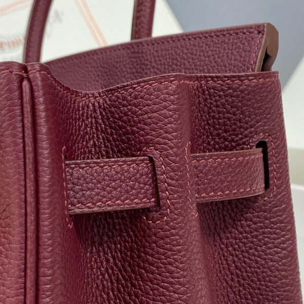 Hermès 18 Bordeaux Birkin 30 cm Togo Leather Gold Hardware