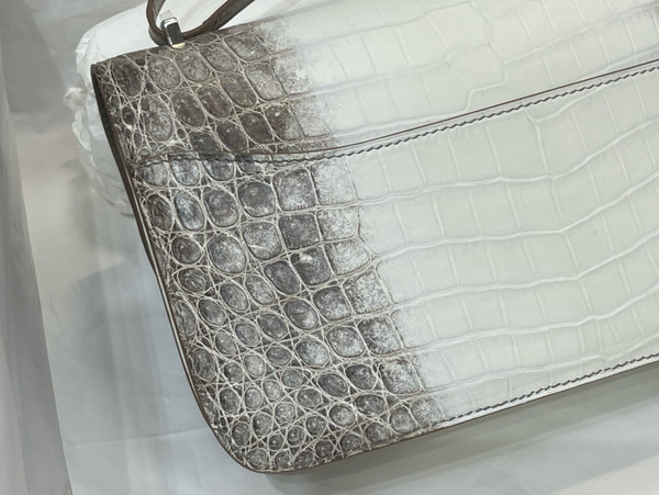 Hermès Constance 26 Himalaya Matte Niloticus Crocodile Palladium Hardware