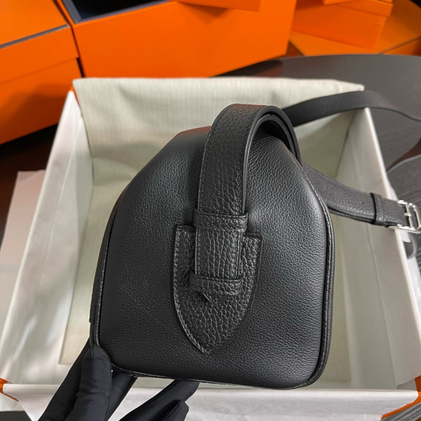 Hermes Evercolor Nouveau On Body Bag Black