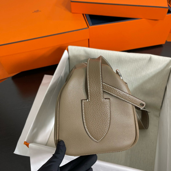 Hermes Evercolor Nouveau On Body Bag Etoupe