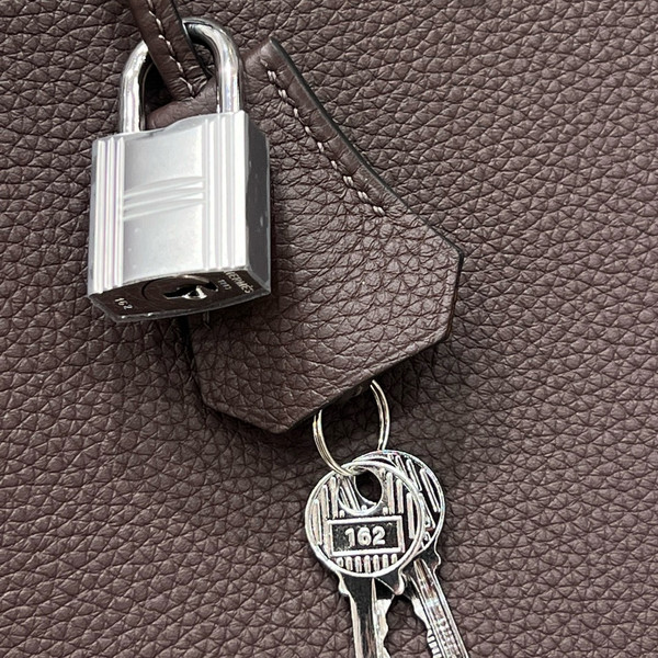 Hermès Ebene Birkin 30 cm Togo Leather Palladium Hardware
