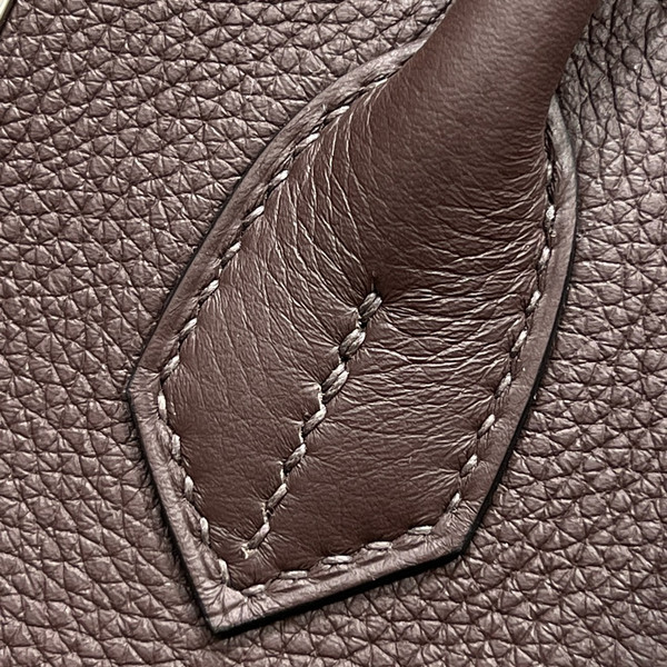 Hermès Ebene Birkin 30 cm Togo Leather Palladium Hardware