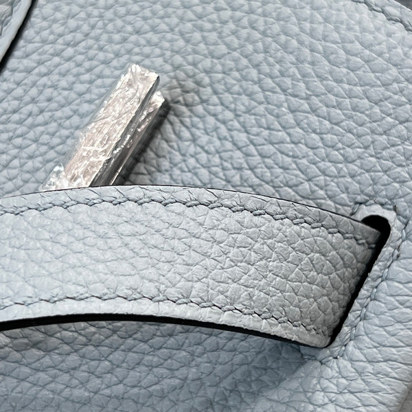 Hermès Bleu Lin Birkin 30 cm Togo Leather Palladium Hardware