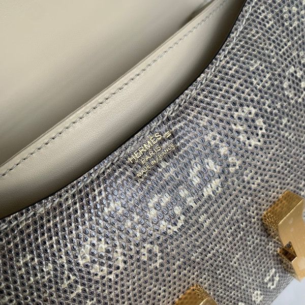 Hermes Constance 18 Ombre Lizard Gold Hardware