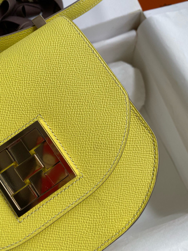 Hermes Lime Mosaique au 24 - 17 bag Gold Hardware