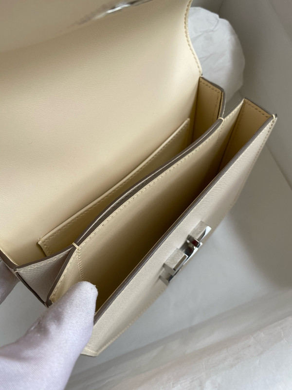 Hermes Craie Mosaique au 24 - 17 bag  Palladium Hardware