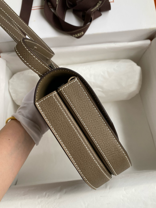 Hermes Etoupe Mosaique au 24 - 17 bag  Palladium Hardware