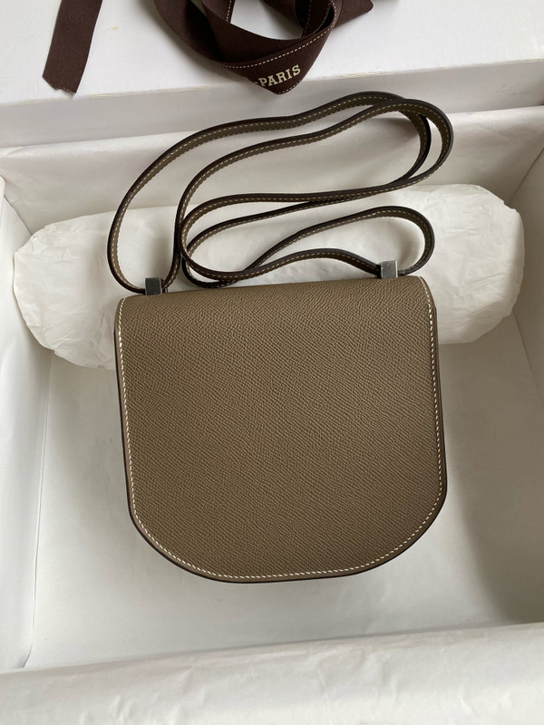 Hermes Etoupe Mosaique au 24 - 17 bag  Palladium Hardware