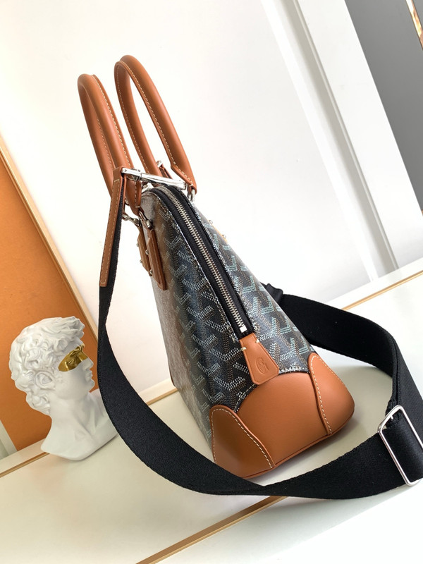 Goyard Vendôme PM Bag Black & Tan