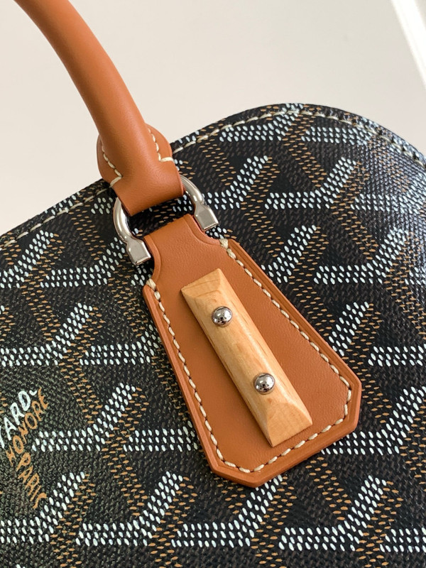 Goyard Vendôme PM Bag Black & Tan