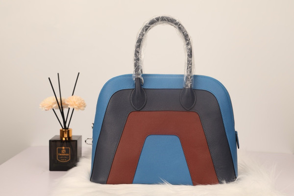 HERMÈS RAINBOW EPSOM BOLIDE 30CM PALLADIUM HARDWARE