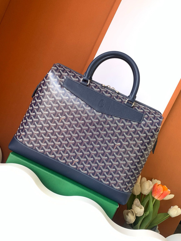 Goyard Cisalpin Document Case Blue