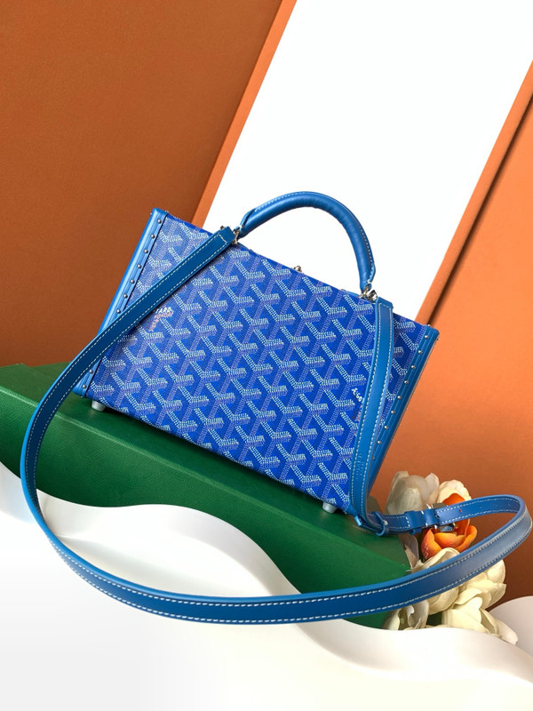 Goyard Grand Hotel Trunk Bag Blue