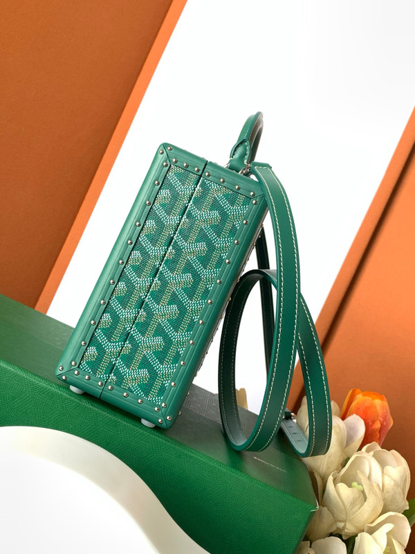 Goyard Grand Hotel Trunk Bag Green