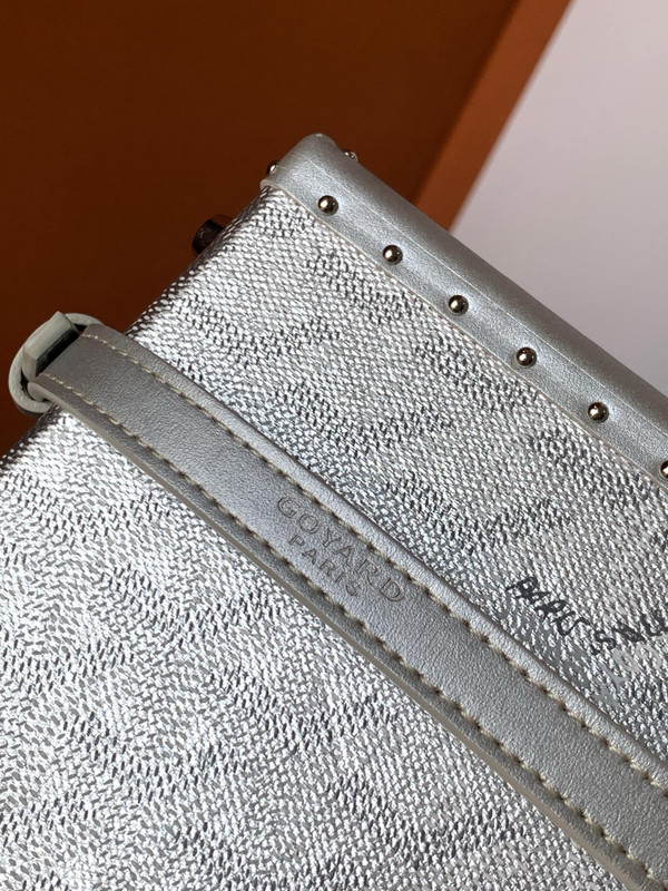 Goyard Grand Hotel Trunk Bag Silver
