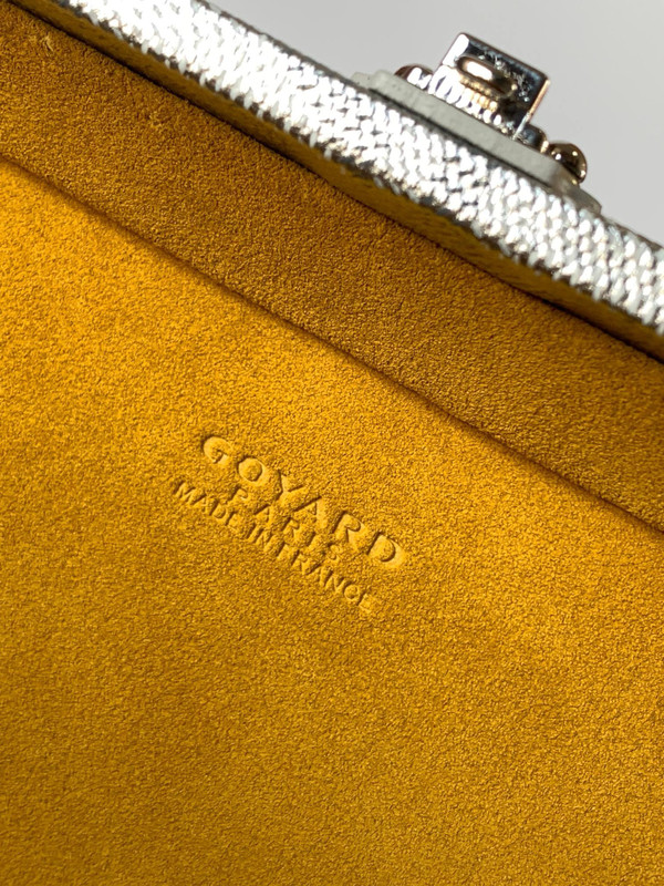 Goyard Grand Hotel Trunk Bag Silver