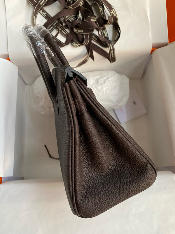 Hermes Cafe Birkin 25 cm Togo Gold Hardware