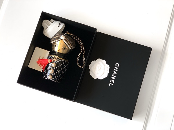 CHANEL Limited Edition Bombay Doll Clutch Bag