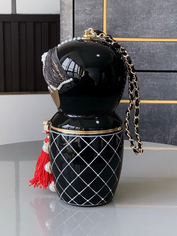 CHANEL Limited Edition Bombay Doll Clutch Bag