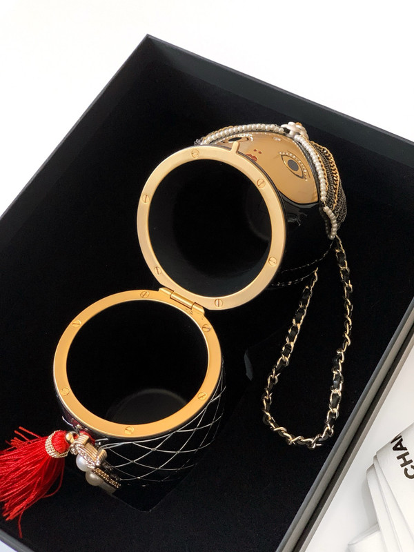 CHANEL Limited Edition Bombay Doll Clutch Bag