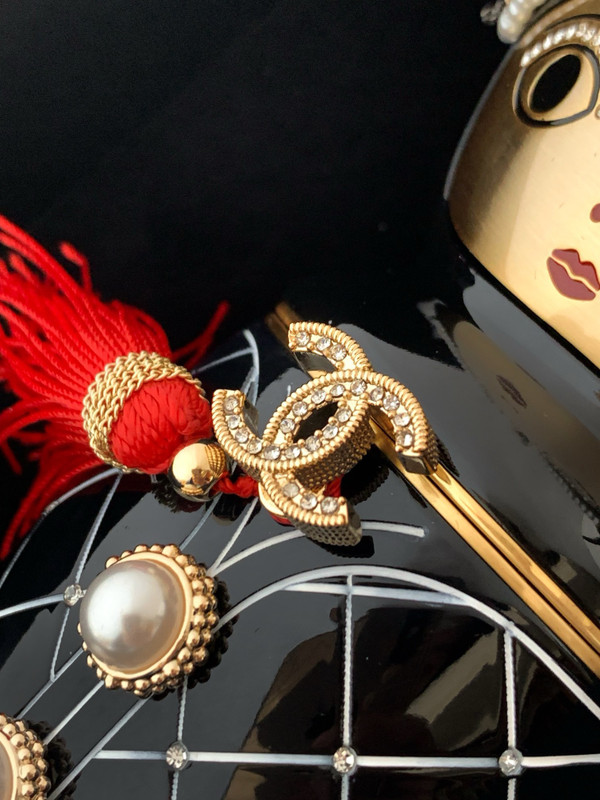 CHANEL Limited Edition Bombay Doll Clutch Bag