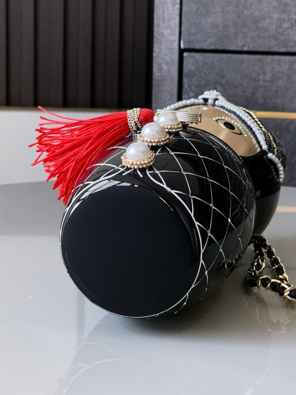 CHANEL Limited Edition Bombay Doll Clutch Bag