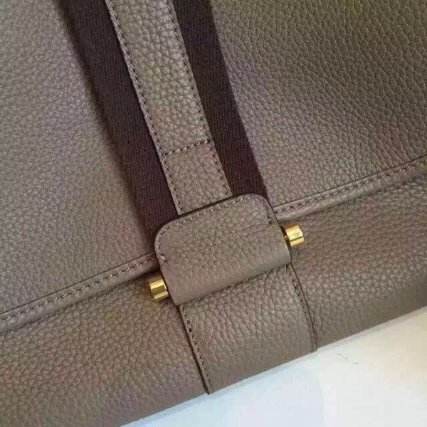 Hermes Women's Bourlingue Leather Messenger Bag Toile H/Veau Barenia