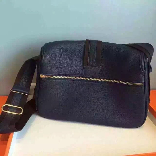 Hermes Women's Bourlingue Leather Messenger Bag Toile H/Veau Barenia