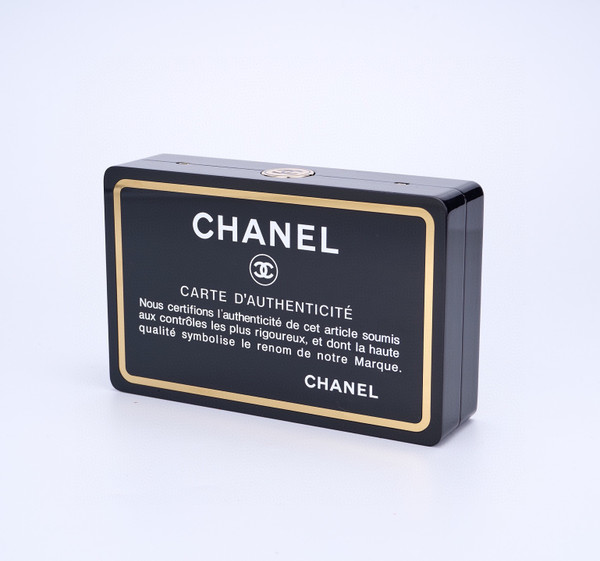 Chanel Minaudière Limited Edition Black Authenticity Card Gold-Tone Hardware