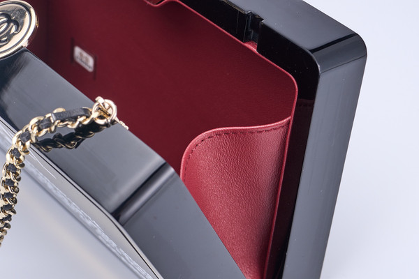 Chanel Minaudière Limited Edition Black Authenticity Card Gold-Tone Hardware